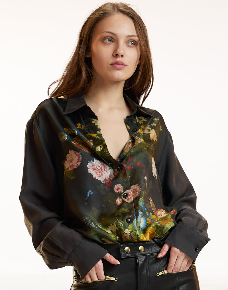 Floral Collectible Silk Shirt