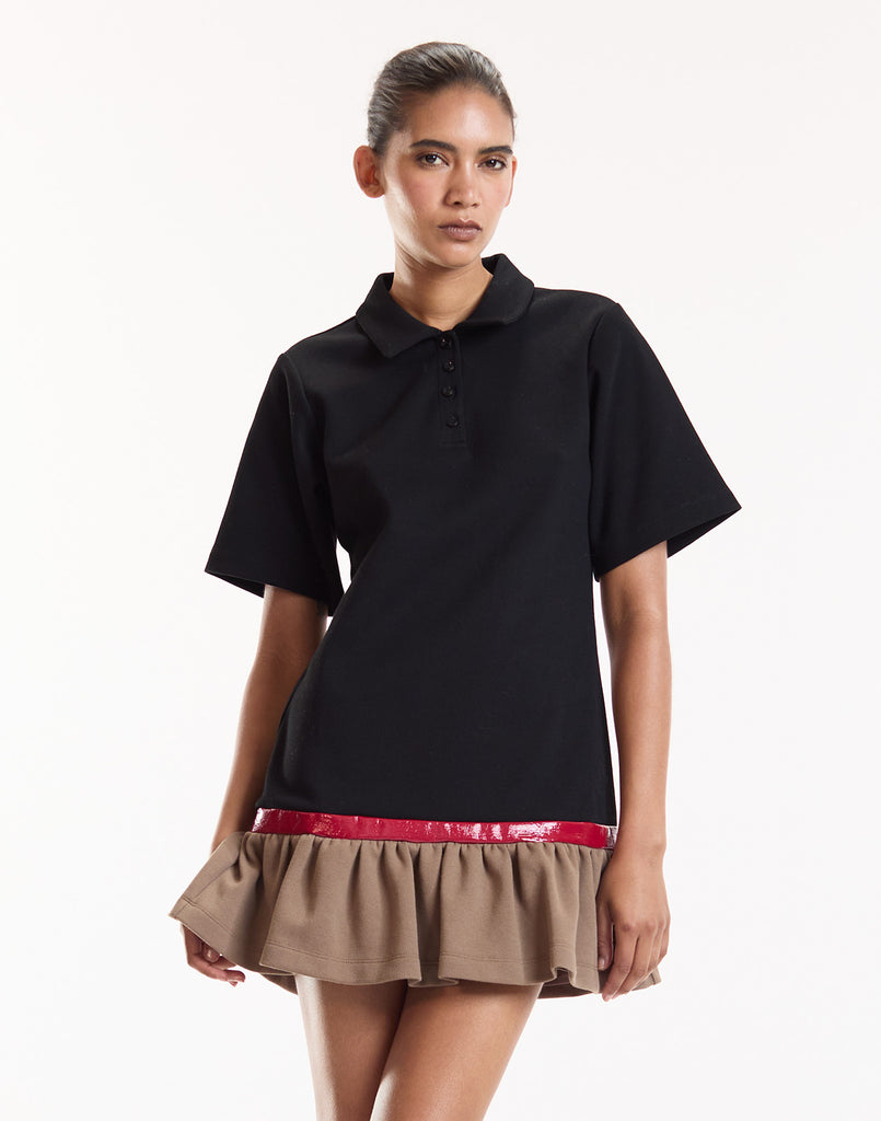 Preppy Pique Polo Dress