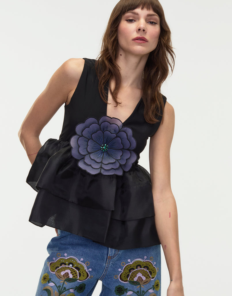 Daphne Organza Top