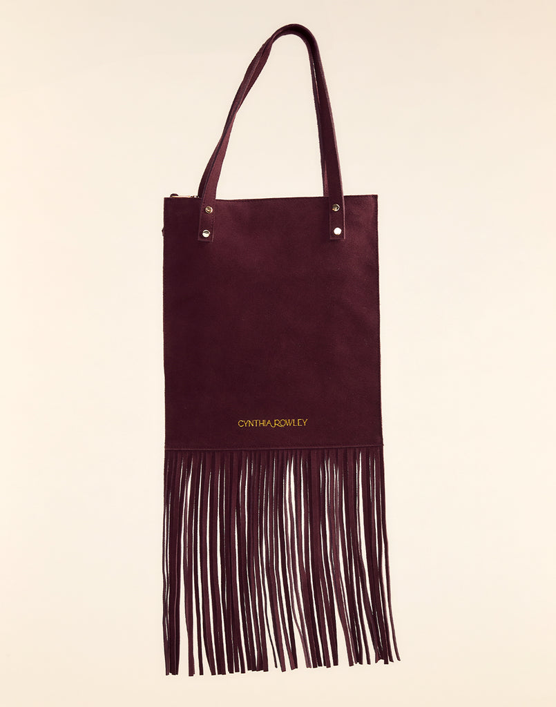 Felicity Fringe Suede Tote