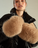 Faux Fur Oversized Mittens