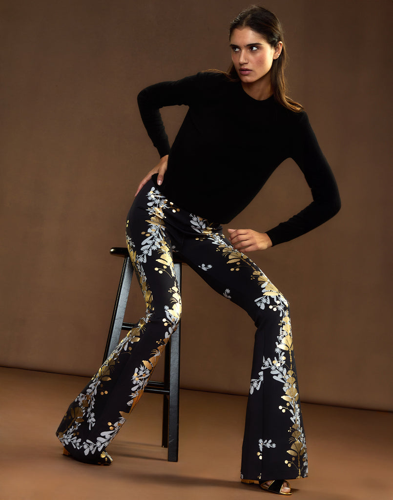 Bonded Fit and Flare Pant