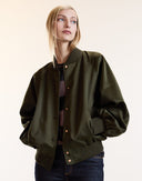 Satin Bomber Jacket