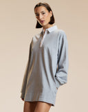 Heather Grey Rugby Mini Dress 