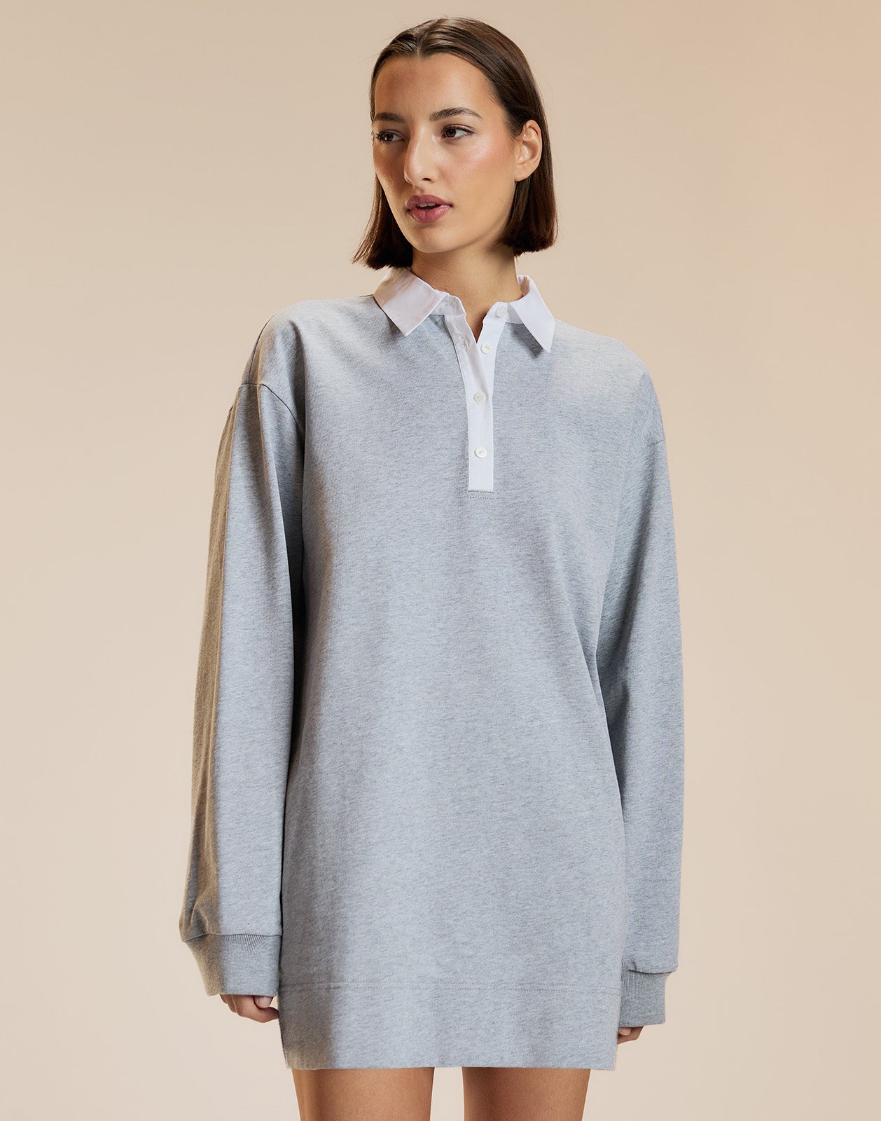 Cynthia Rowley Women's Rugby Mini Dress - Gray