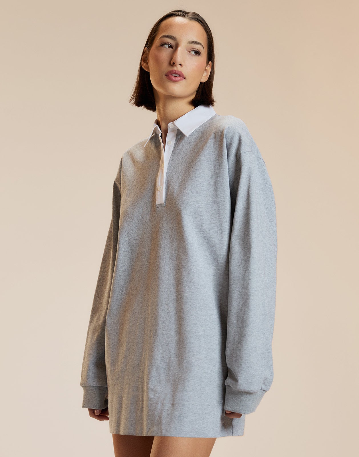 Cynthia Rowley Women's Rugby Mini Dress - Gray Cynthia Rowley Women's Rugby Mini Dress - Gray