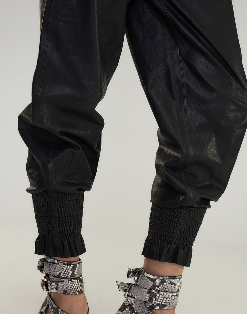 The London Leather Jogger