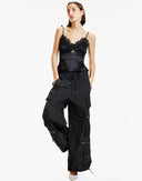 Kim Cargo Pant in Black
