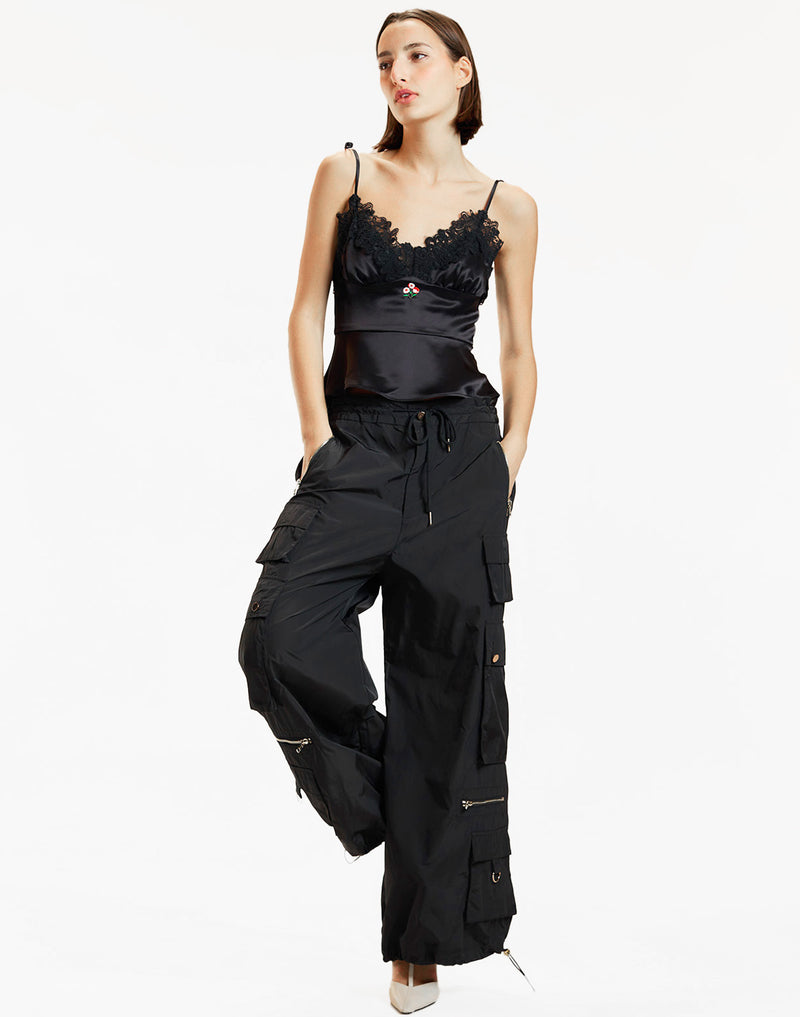 Kim Cargo Pant in Black