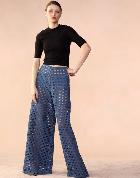【THE MOZZ】Gile Natural Banding Pants Gauze Muslin Pants | Cotton High Waist Pants With Elastic