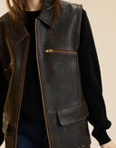 Winona Convertible Leather Jacket