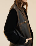 Winona Convertible Leather Jacket
