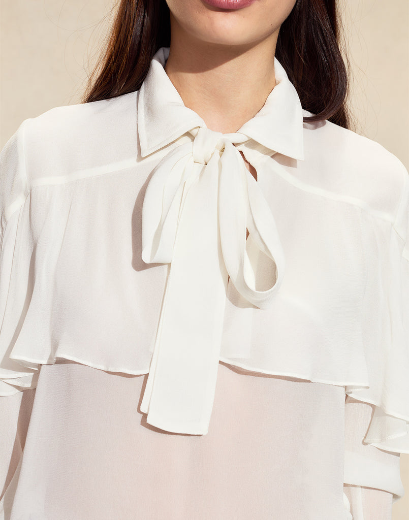Camille Ruffle Blouse