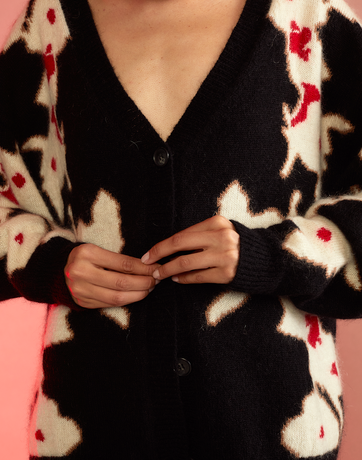 Intarsia cardigan 2025