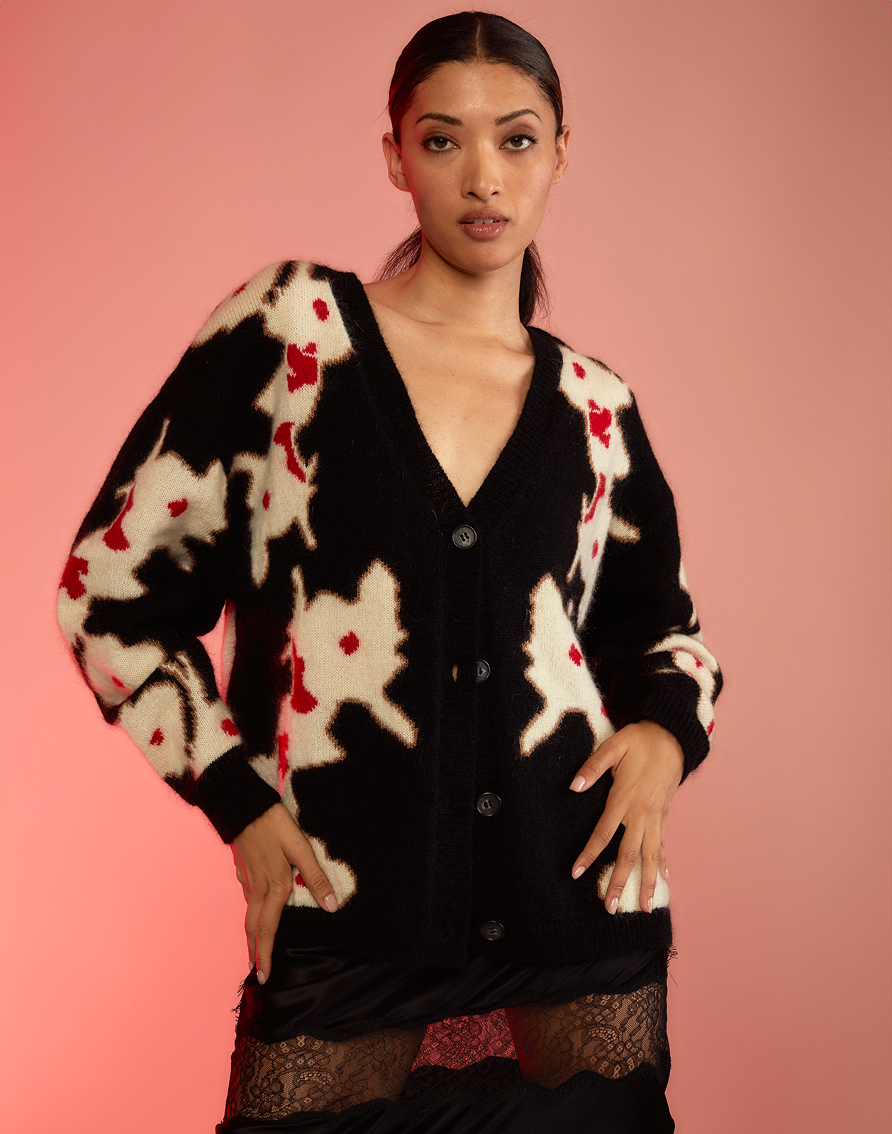 Intarsia cardigan 2025