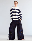 Cynthia Rowley Ardie Striped Rugby Shirt