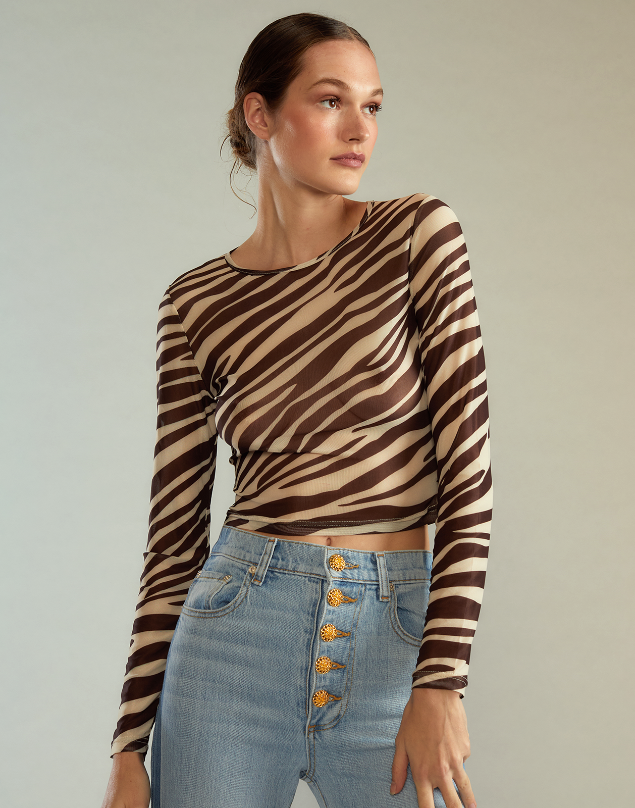 Modern Mesh Top Cynthia Rowley