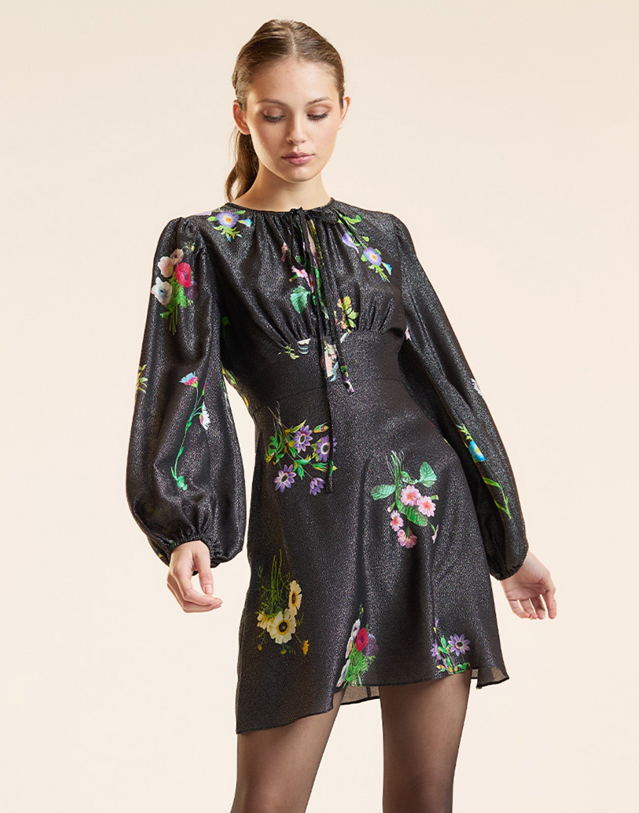 Moonlight Shimmer Dress / Black Floral / 8 / Cynthia Rowley Moonlight Shimmer Dress / Black Floral / 8 / Cynthia Rowley