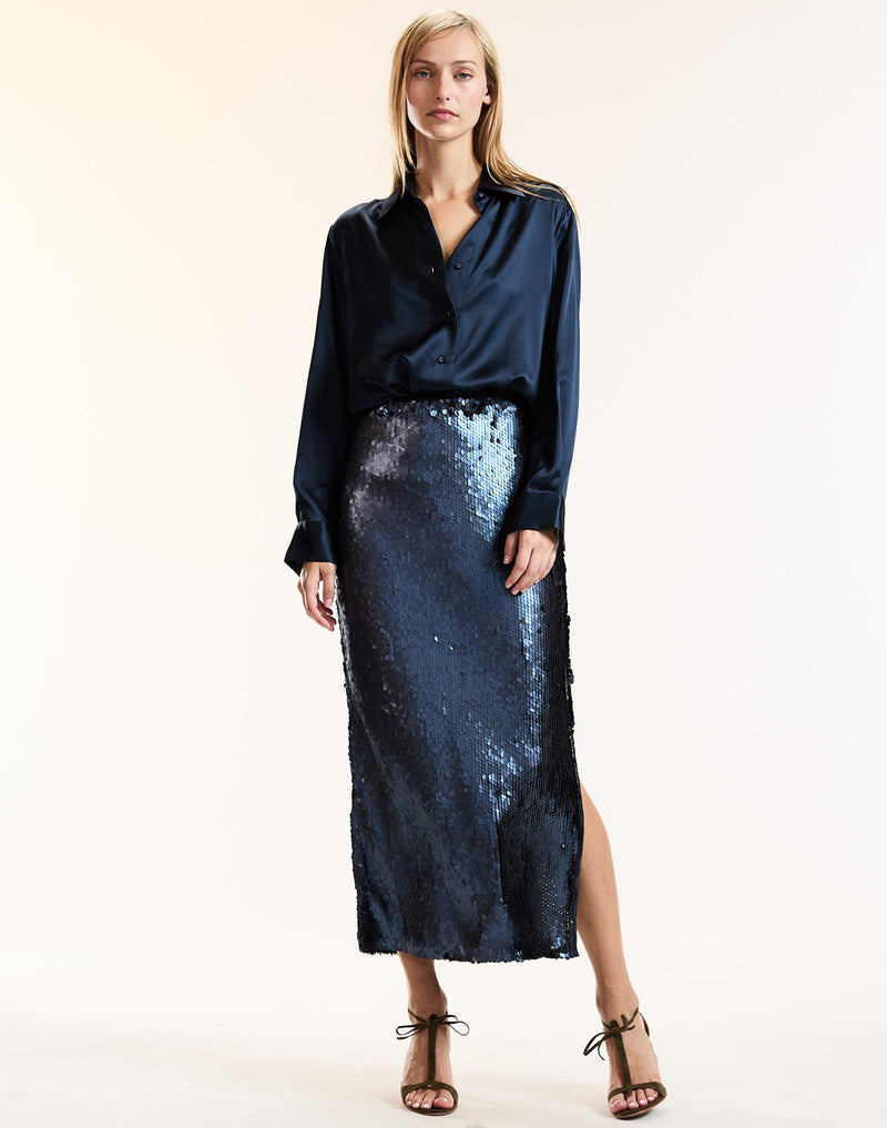 Midnight Sequin Skirt
