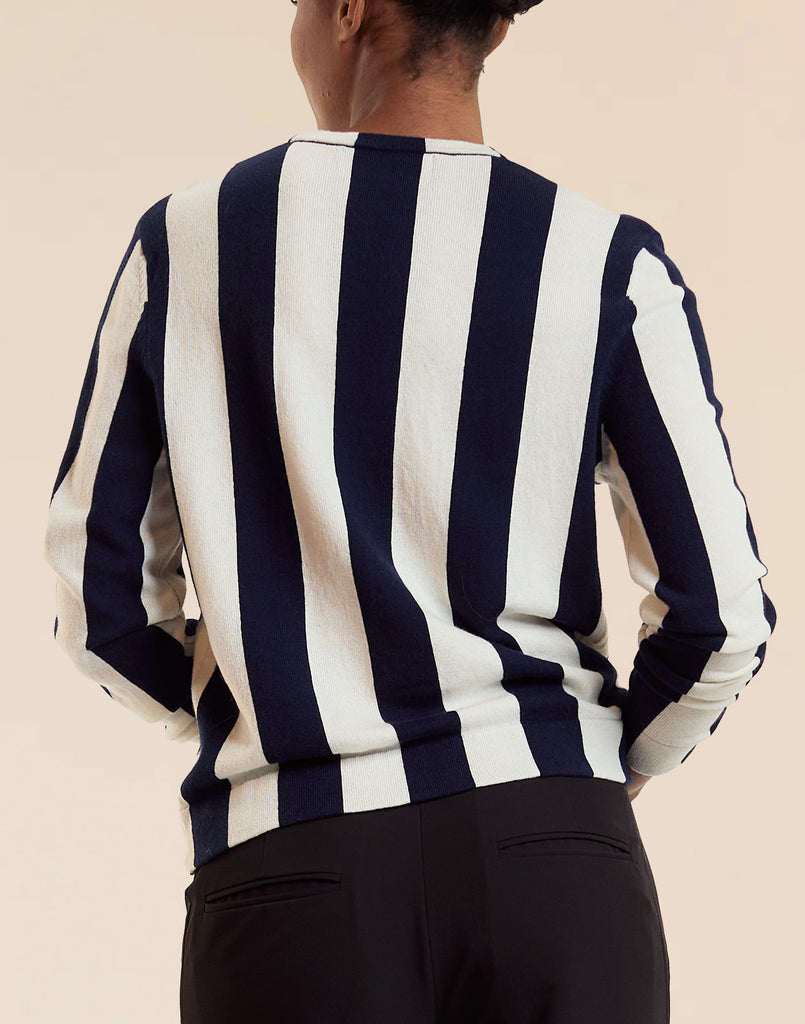 Sideline Striped Sweater