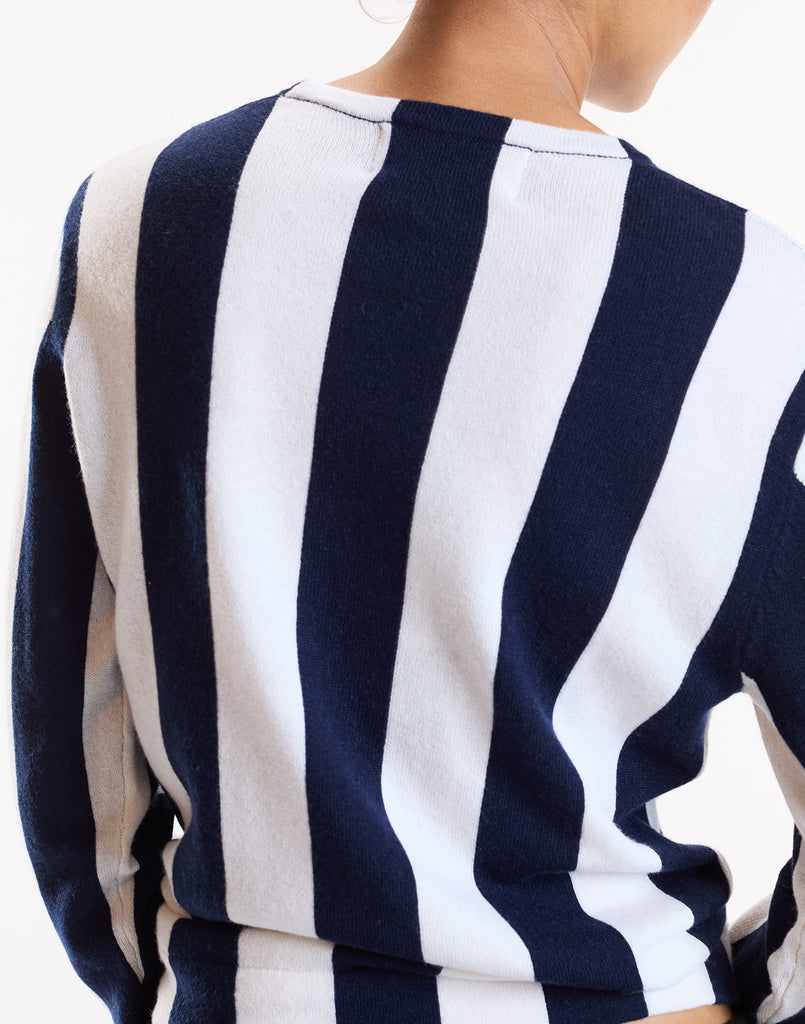 Sideline Striped Sweater