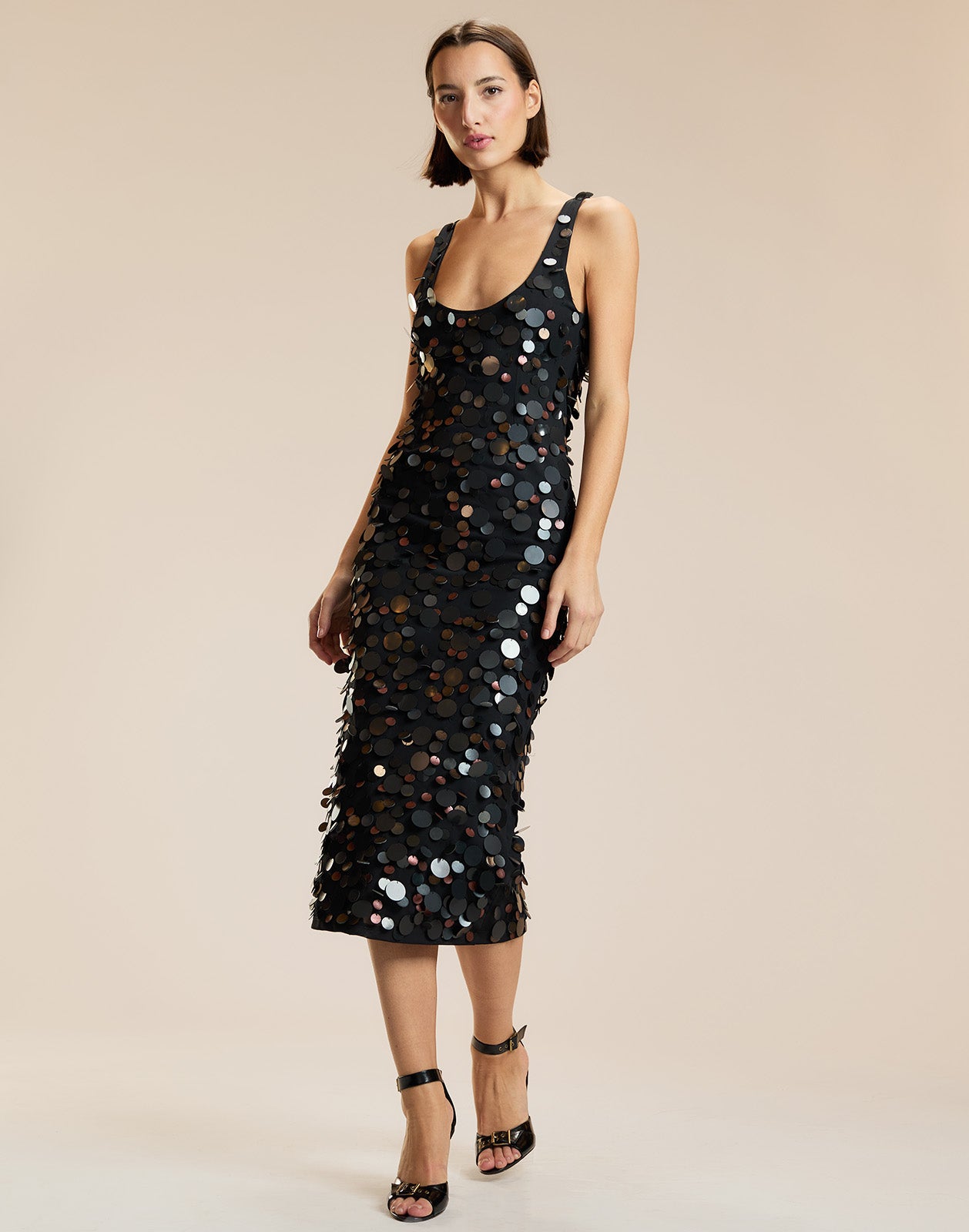Paola Paillette Dress