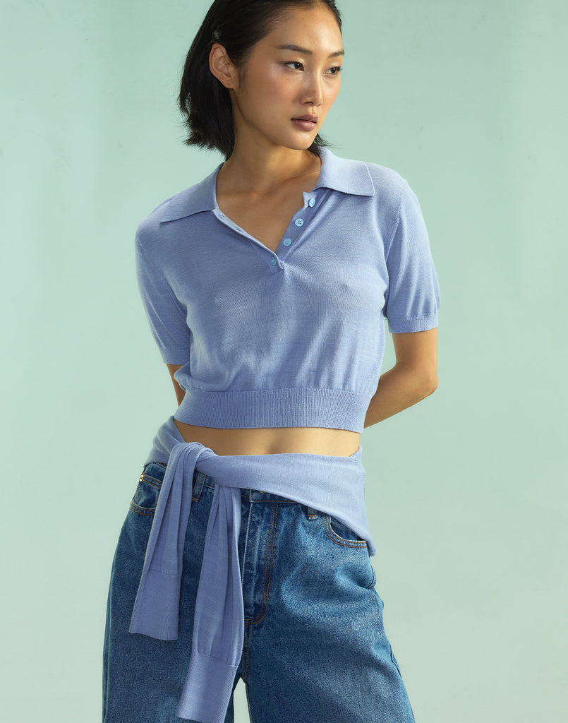 Cynthia Rowley Aspen Knit Polo