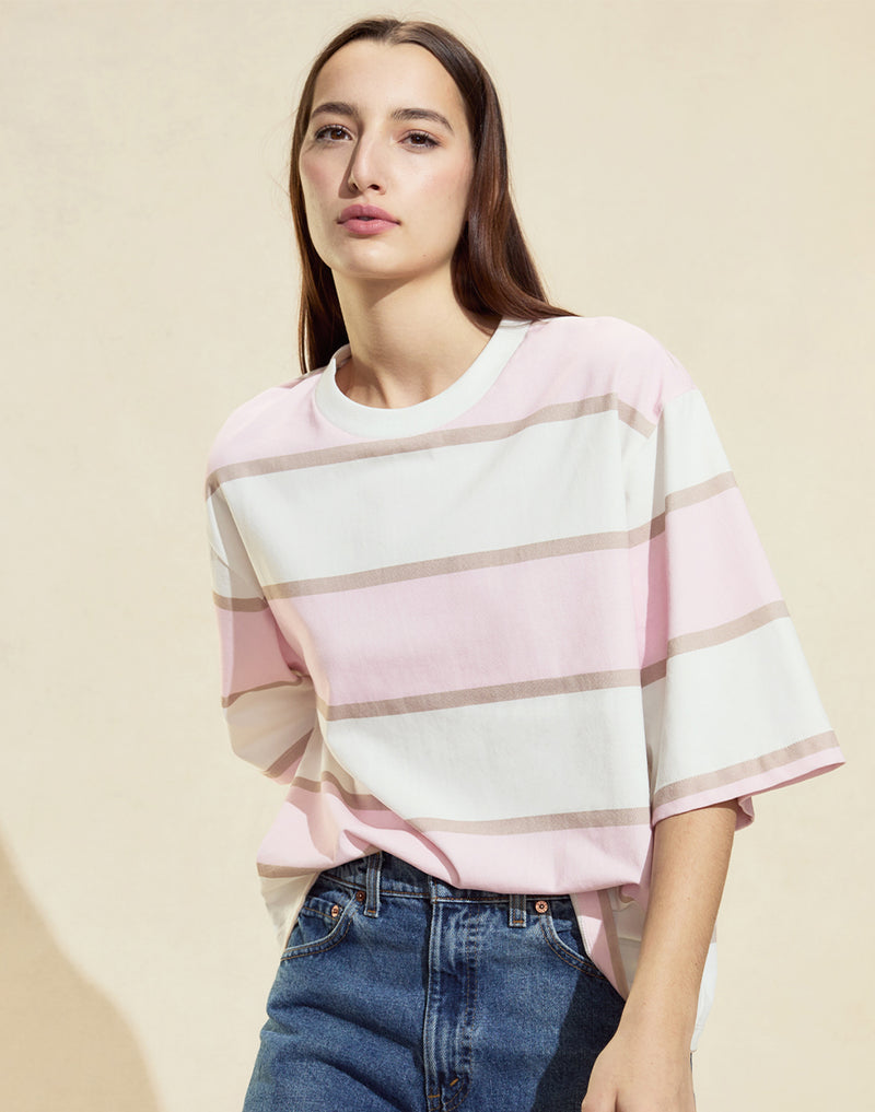 Cynthia Rowley Malibu Striped Tee