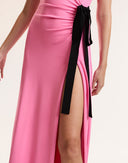Valentina Shoulder Ribbon Tie Dress
