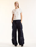 Pinstripe Cargo Pants