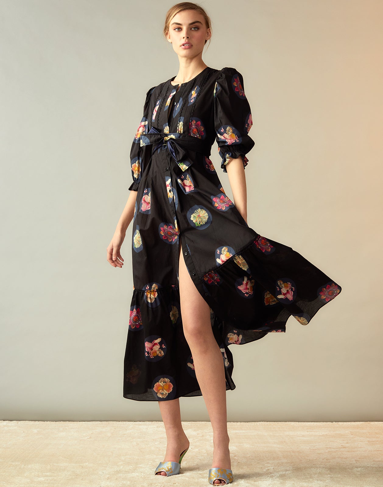 Moonlit Fleur Voile Dress – Cynthia Rowley
