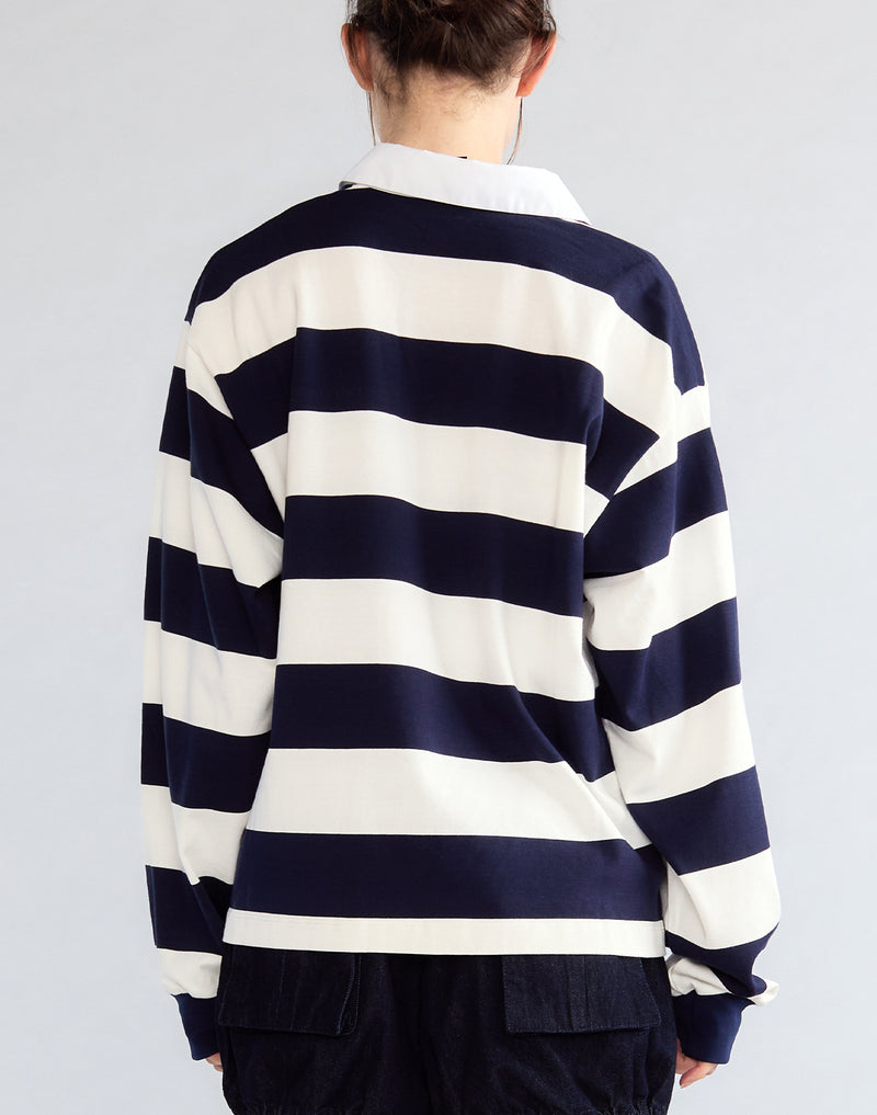 Cynthia Rowley Ardie Striped Rugby Shirt