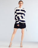 Cynthia Rowley Ardie Striped Rugby Shirt