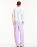 PURPLE SATIN LOUNGE PANTS