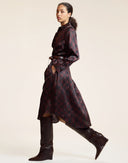 Silk Pintuck Shirt Dress