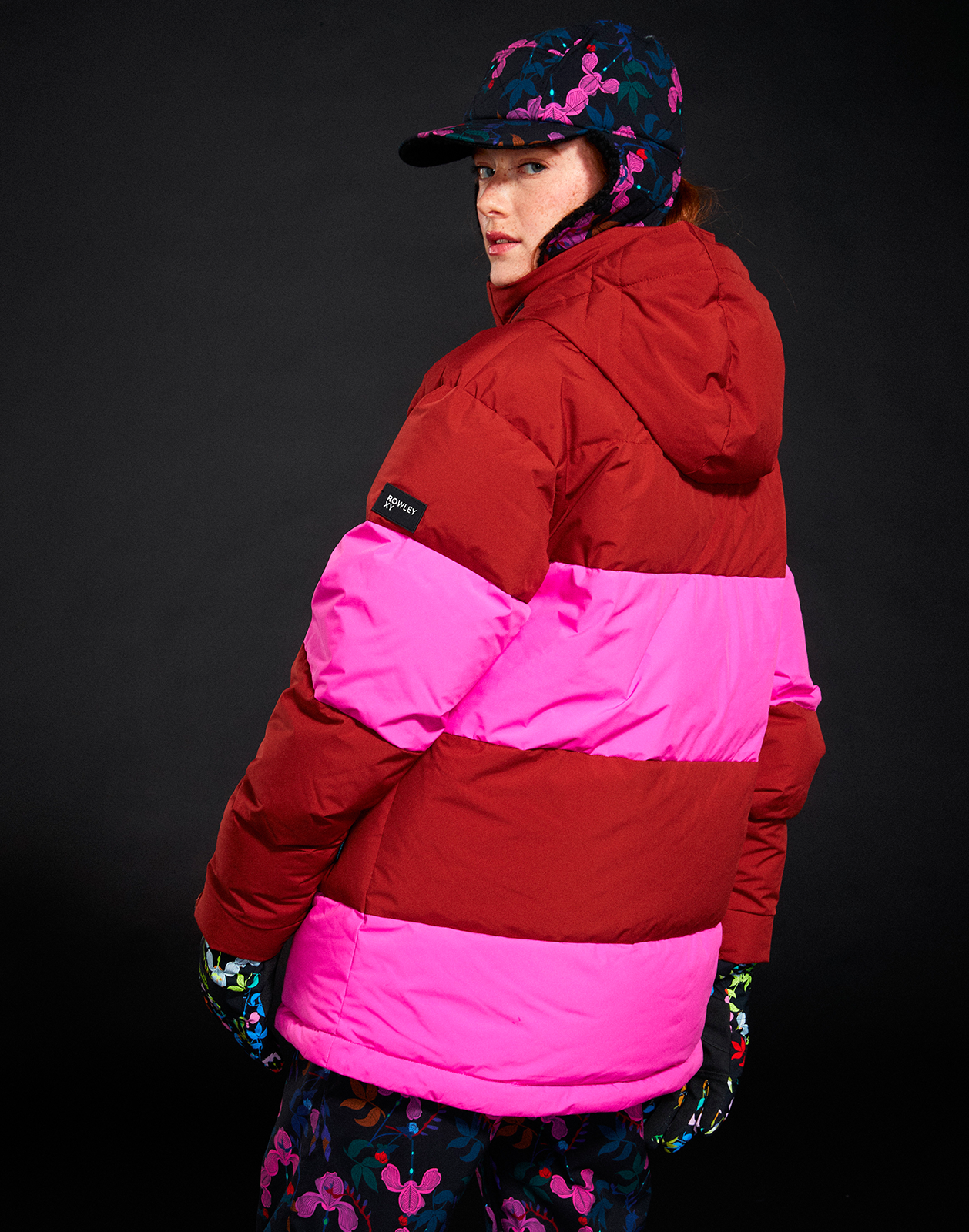 Rowley x ROXY Block Puffer Technical Snow Jacket Cynthia Rowley