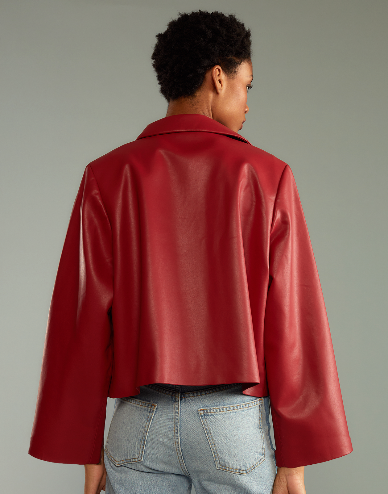 Vegan Leather Jacket Cynthia Rowley