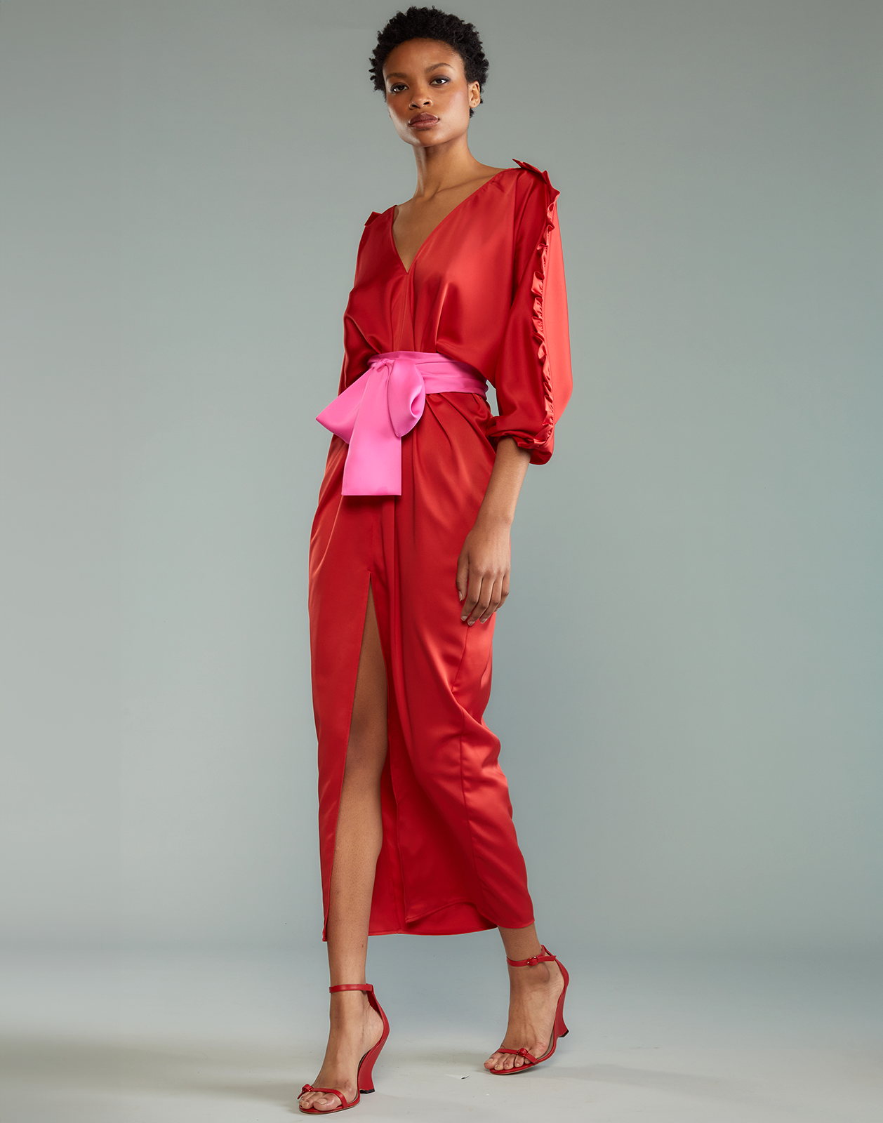 Dolman sleeve wrap dress outlet