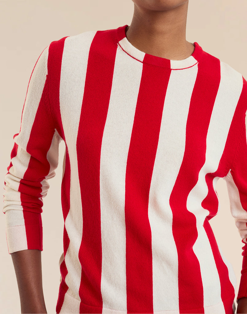Sideline Striped Sweater