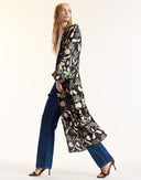 Paisley Print Robe