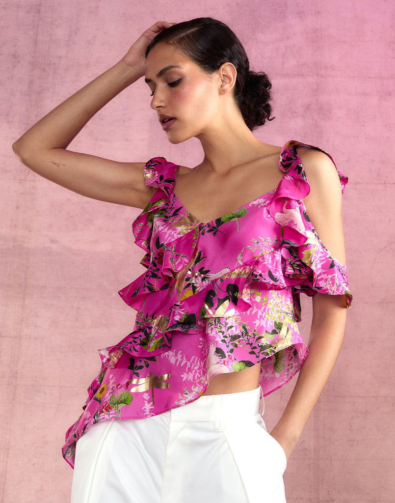 Secret Garden Silk Top