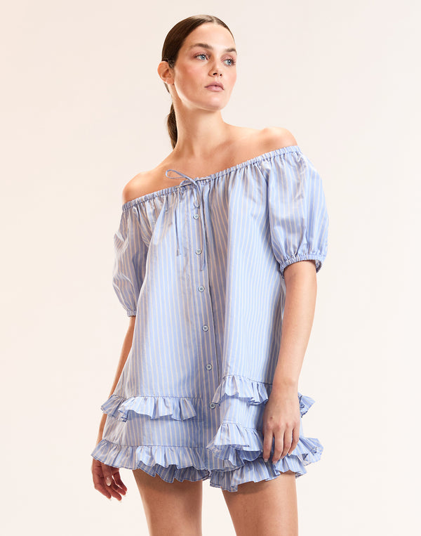 Bardot Stripe Top