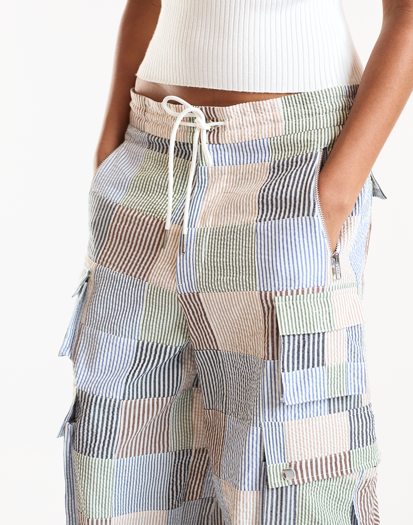 Millie Madras Cargo Pants