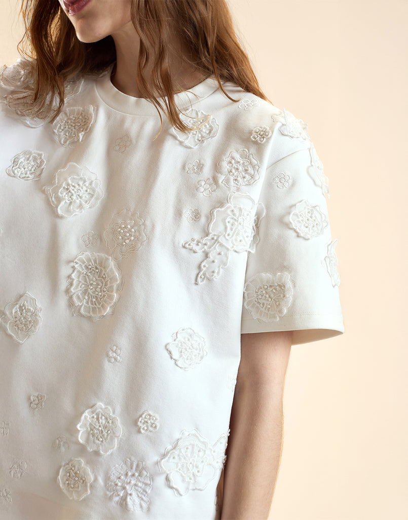 Cynthia Rowley Pop Floral Top