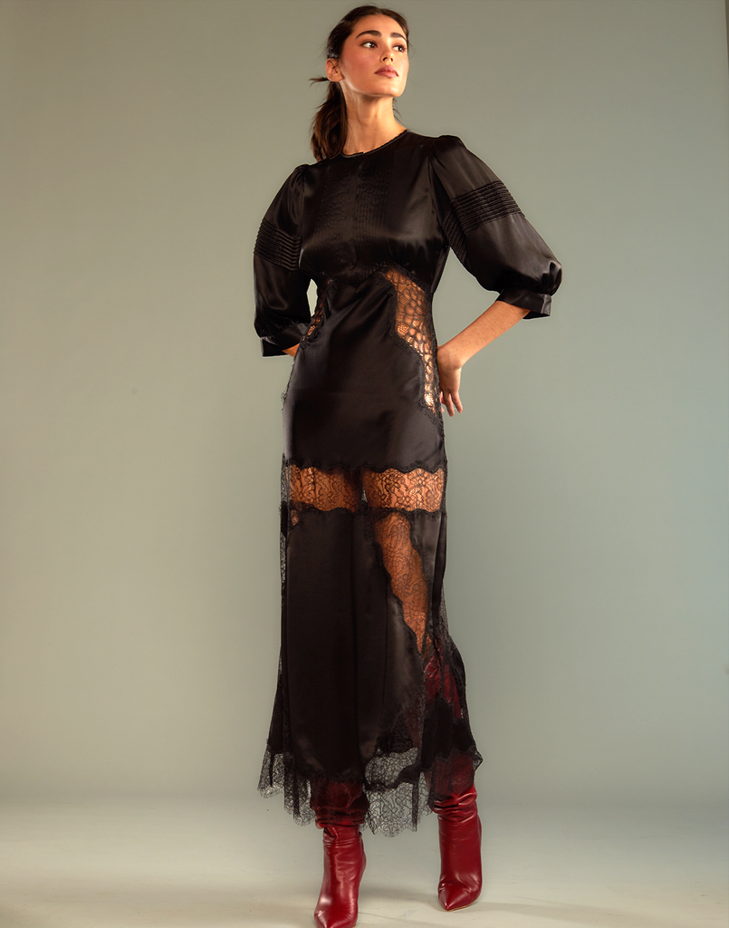 Bebe Fringe Hem Dress – Cynthia Rowley