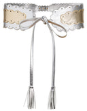 Metallic Scallop Belt