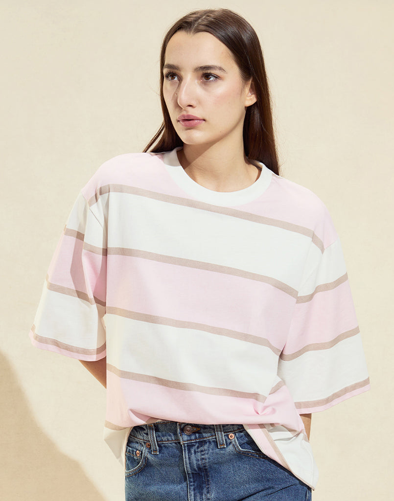 Cynthia Rowley Malibu Striped Tee