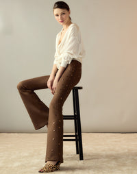 Studded Bonded Pants