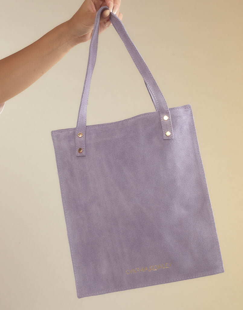 Sleek Suede Tote