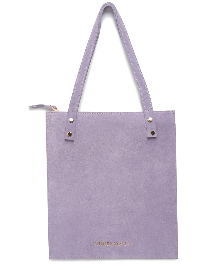 Sleek Suede Tote